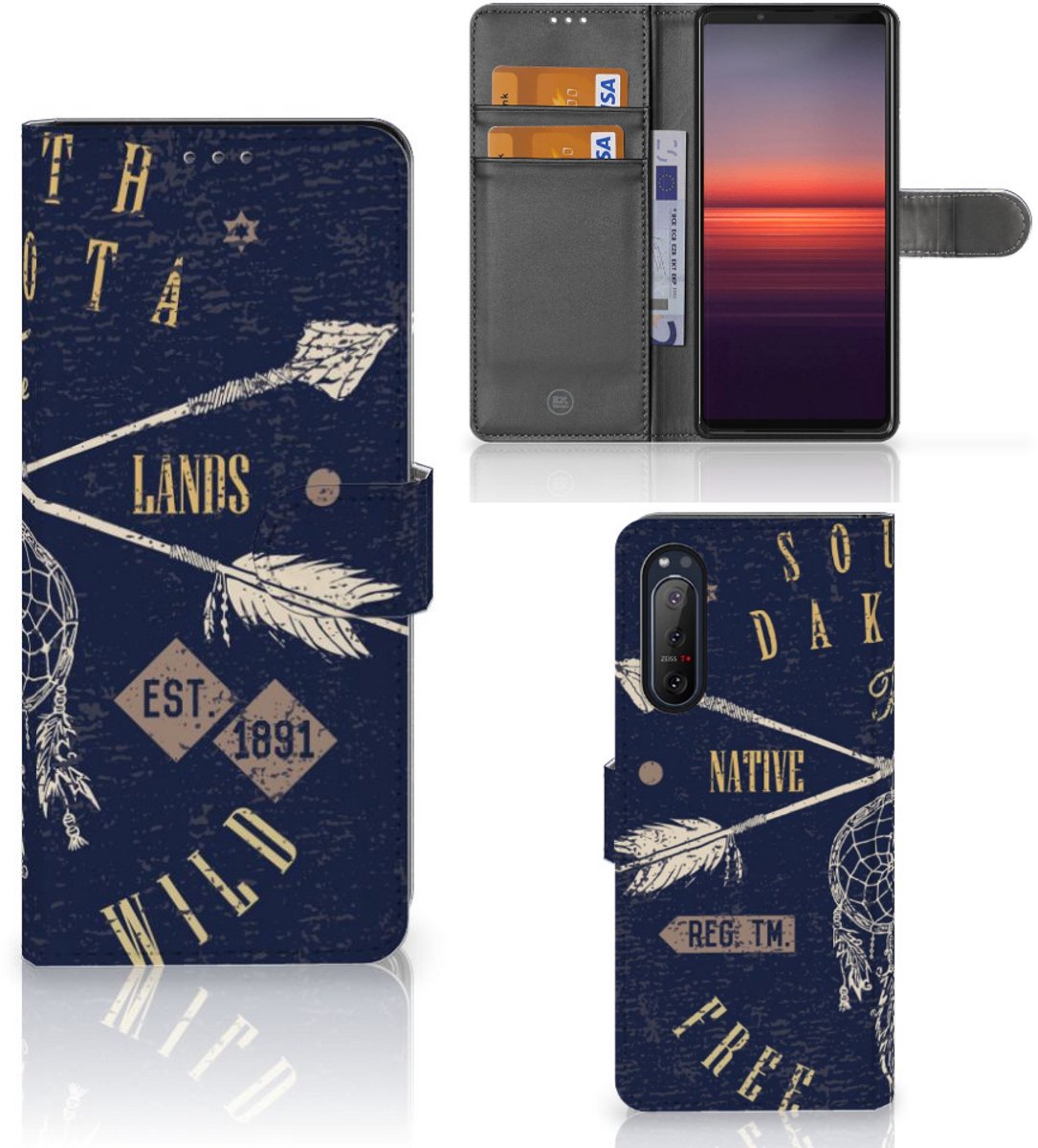 Sony Xperia 5II Flip Cover South Dakota