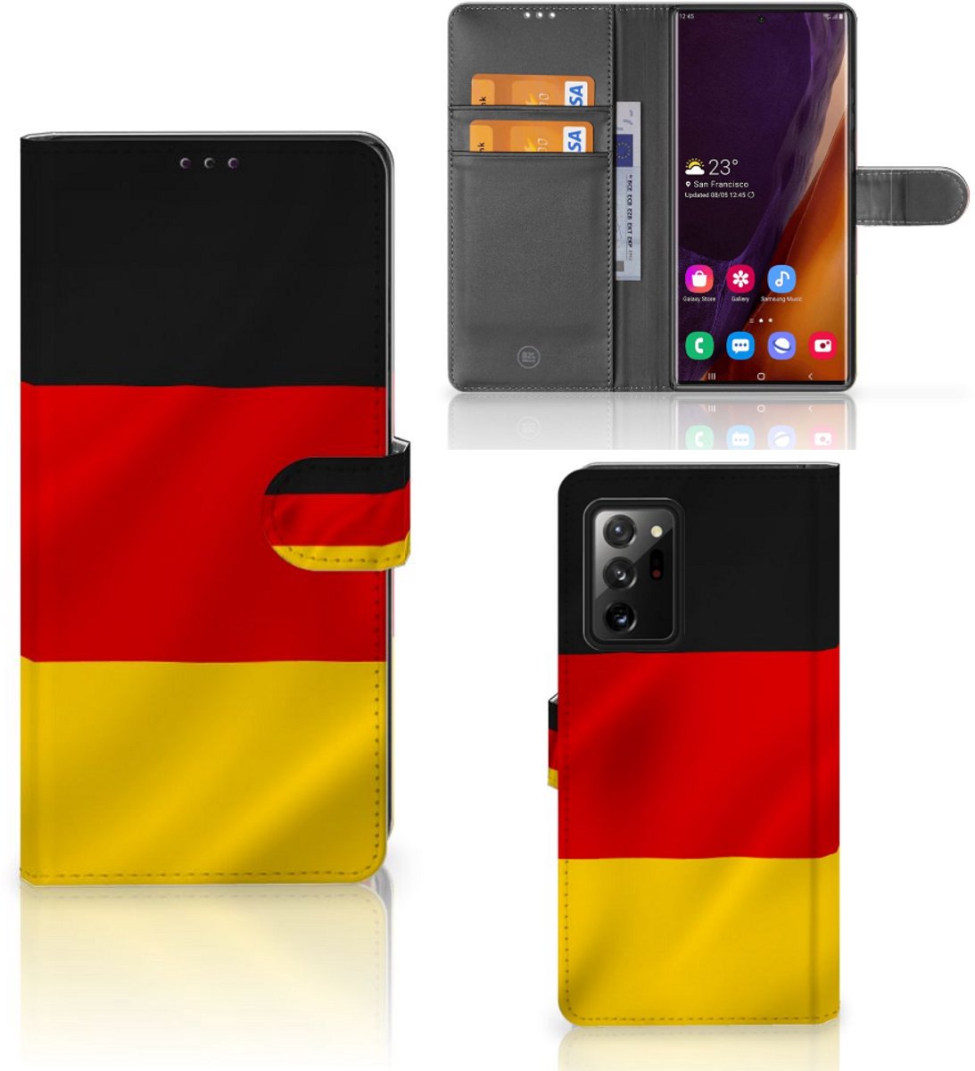 Samsung Galaxy Note20 Ultra Bookstyle Case Duitsland
