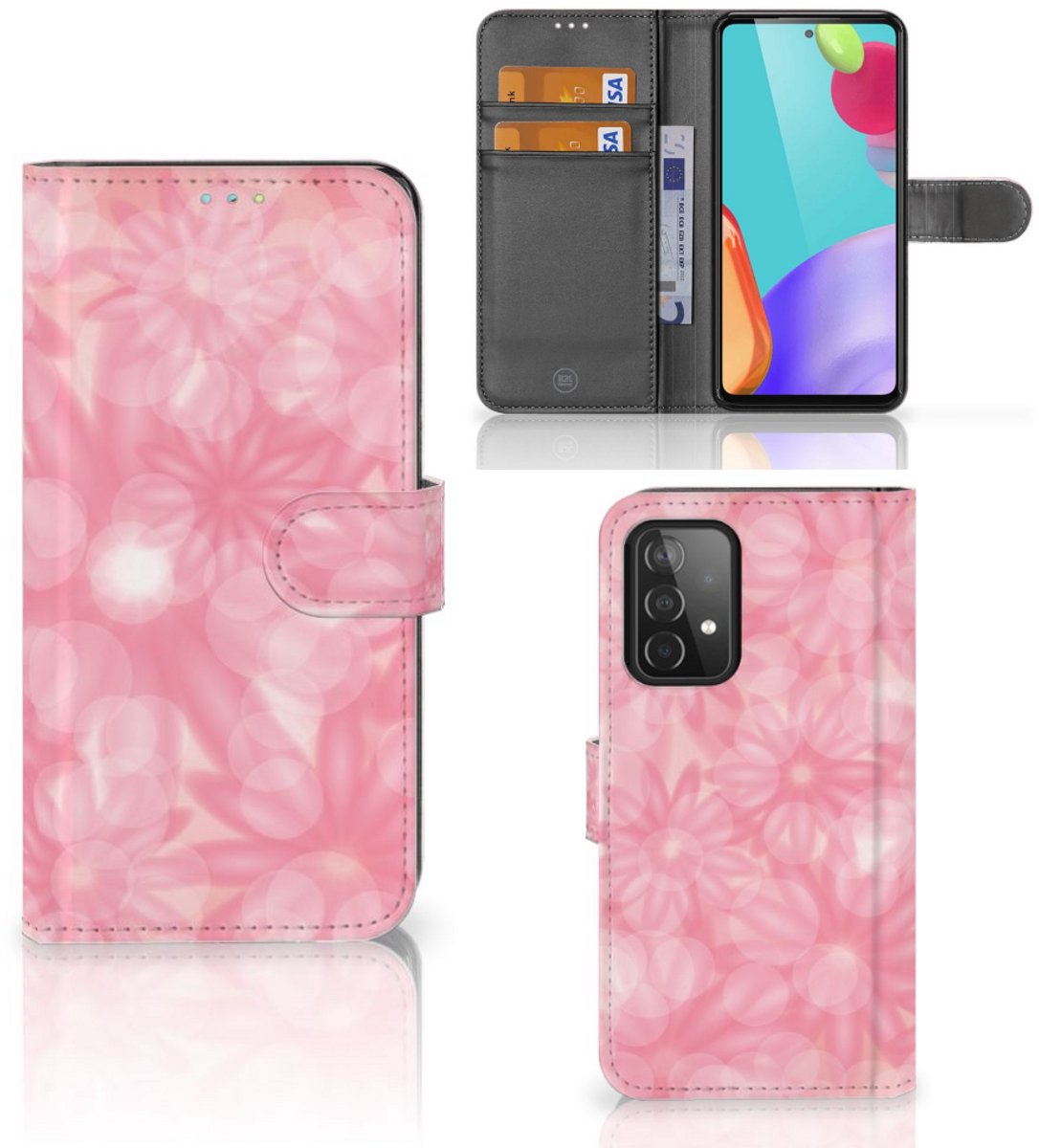 Samsung Galaxy A52 Hoesje Spring Flowers