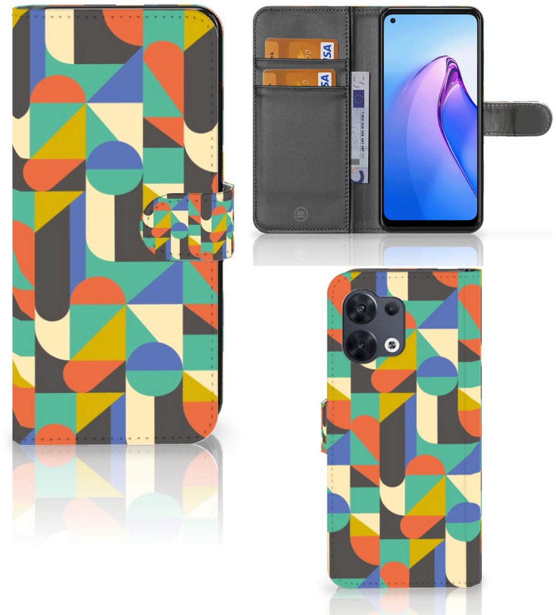 OPPO Reno8 Telefoon Hoesje Funky Retro