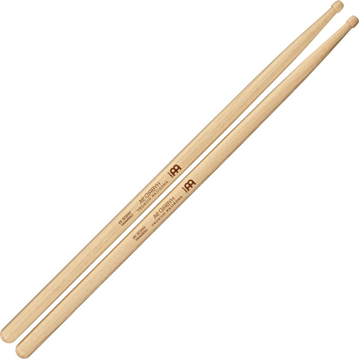 Drumstokken - 9A Stokken - Muziek Maken - Hybride Tip Ontwerp - 36 cm - Natuurlijk Hout