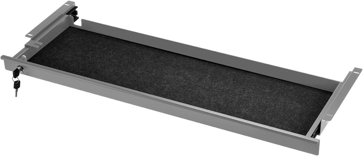 Desk Undermount drawer grey lockable Width: 850 mm