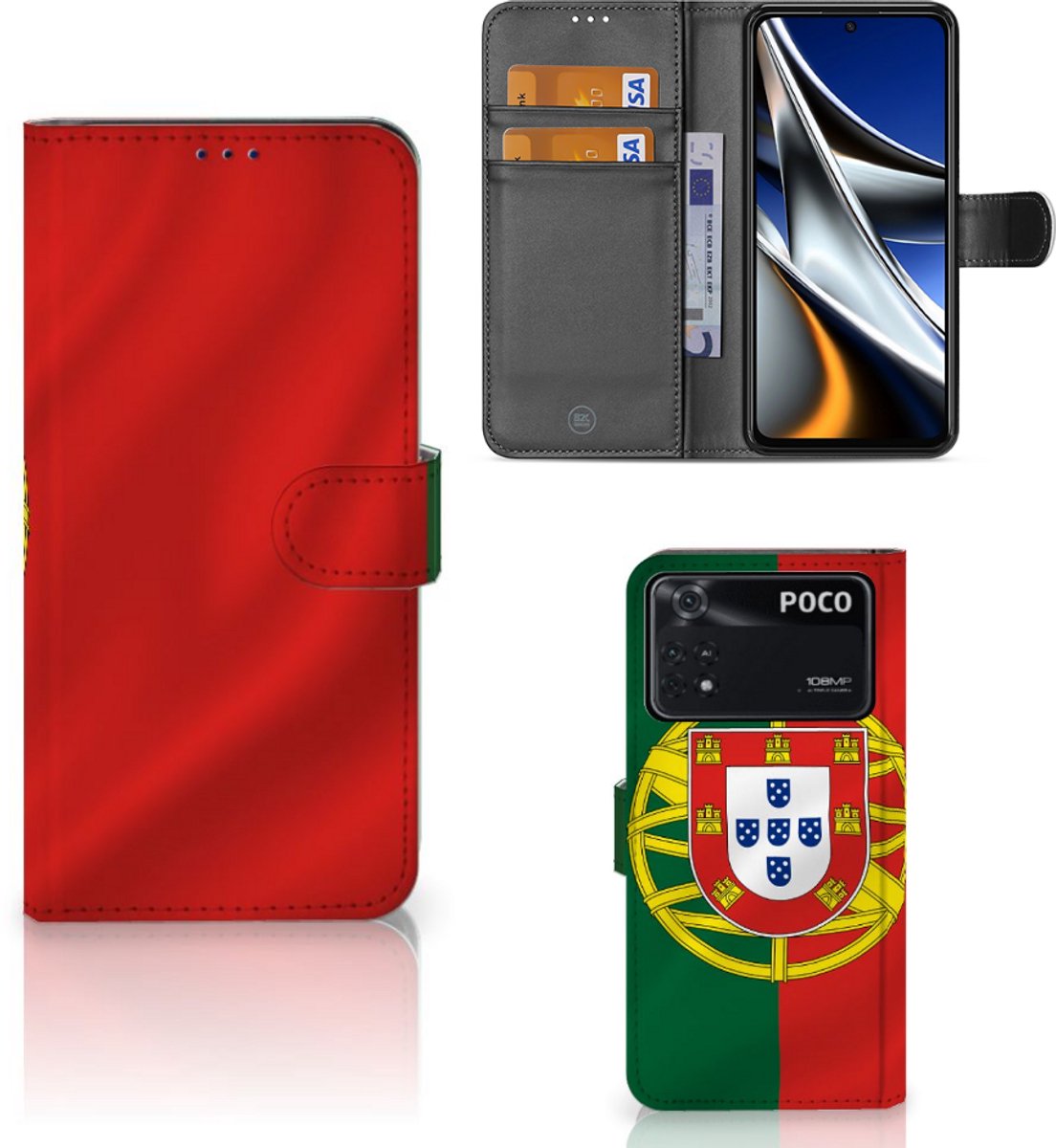 Xiaomi Poco X4 Pro 5G Bookstyle Case Portugal
