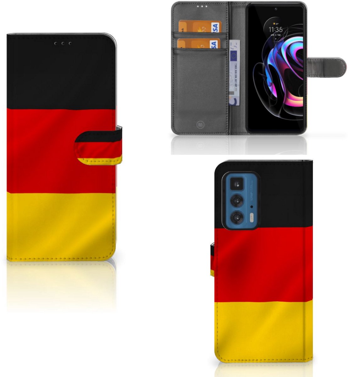 Motorola Edge 20 Pro Bookstyle Case Duitsland