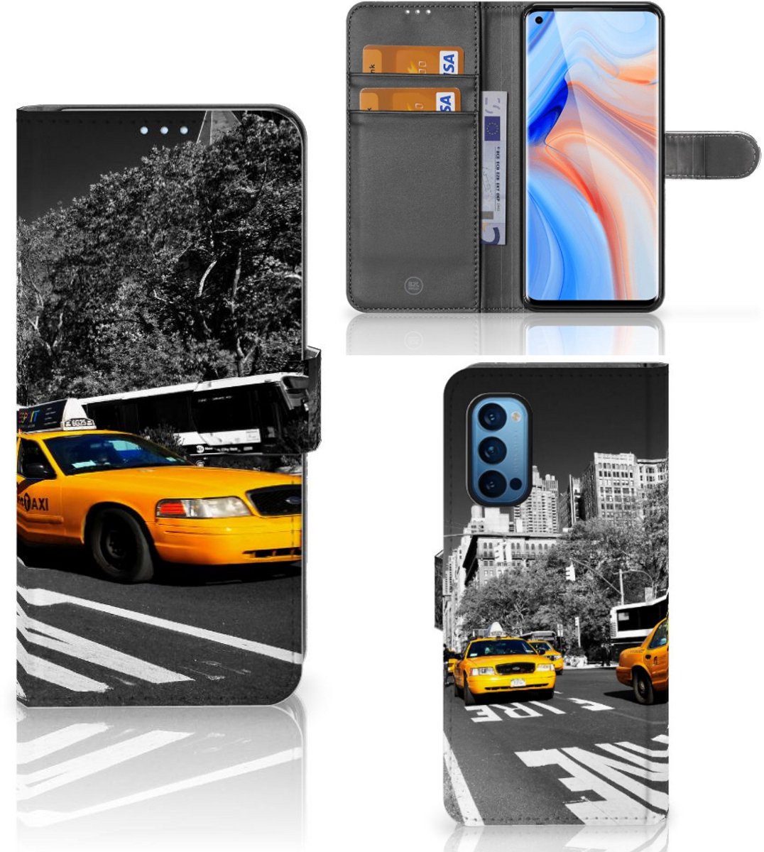 OPPO Reno 4 Pro 5G Flip Cover New York Taxi