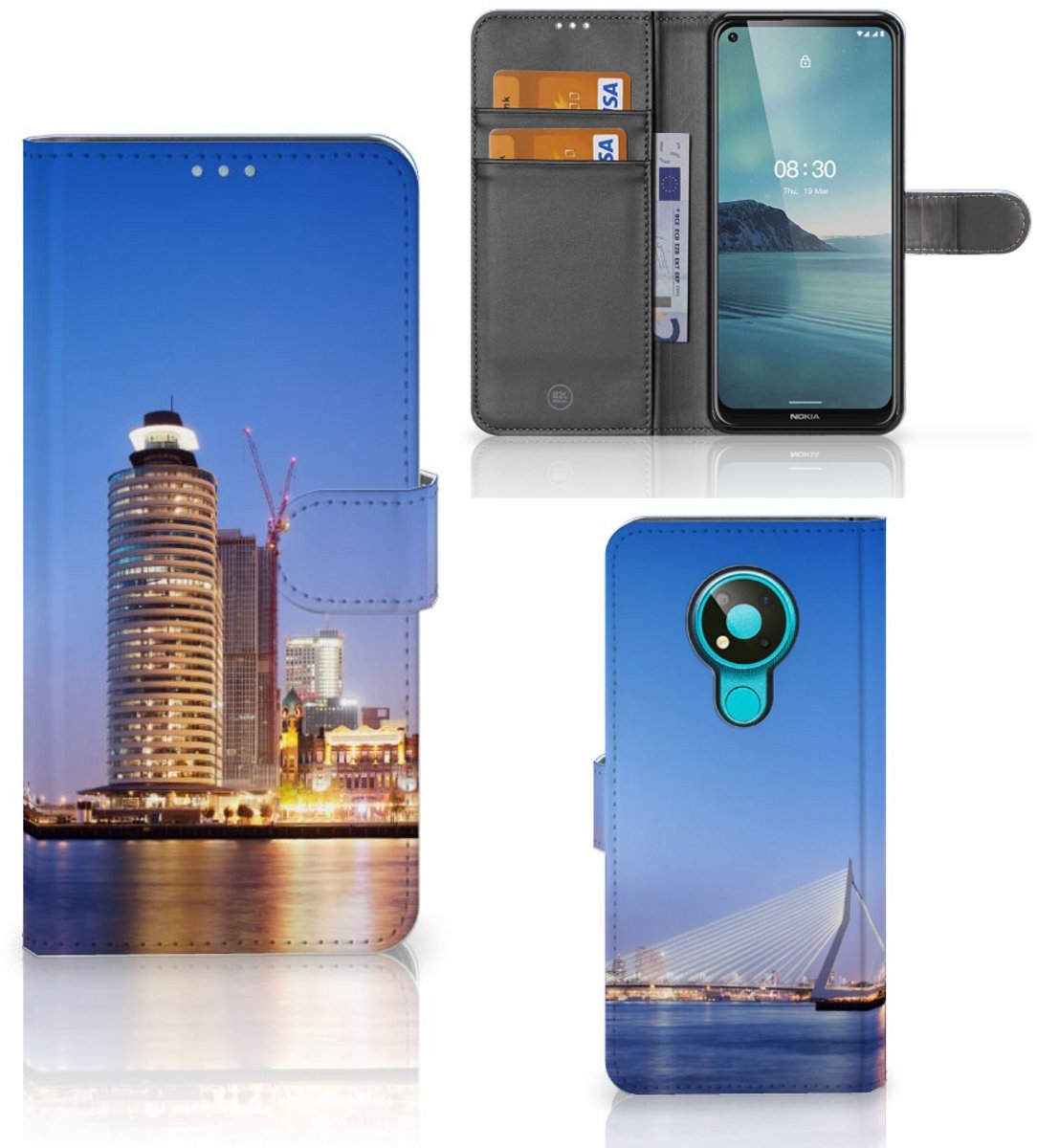 Nokia 3.4 Flip Cover Rotterdam