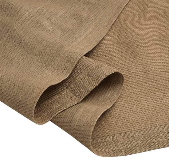 Tenttapijt - Outdoor kleed - Kampeercomfort verhogen - Waterdoorlatend en ademend - 300x600 cm - Taupe — afbeelding 4