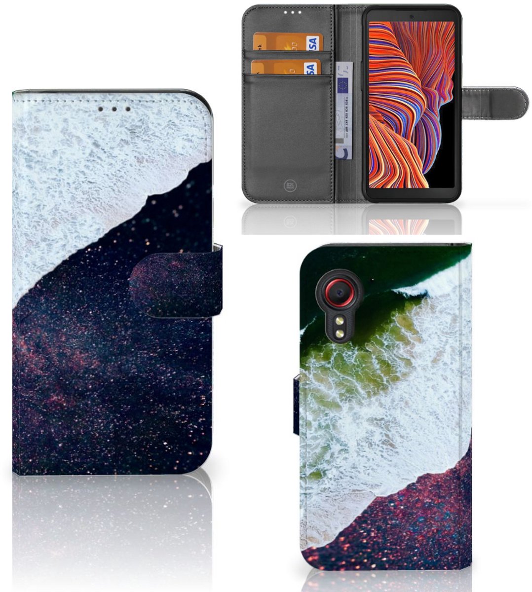Samsung Galaxy Xcover 5 Book Case Sea in Space