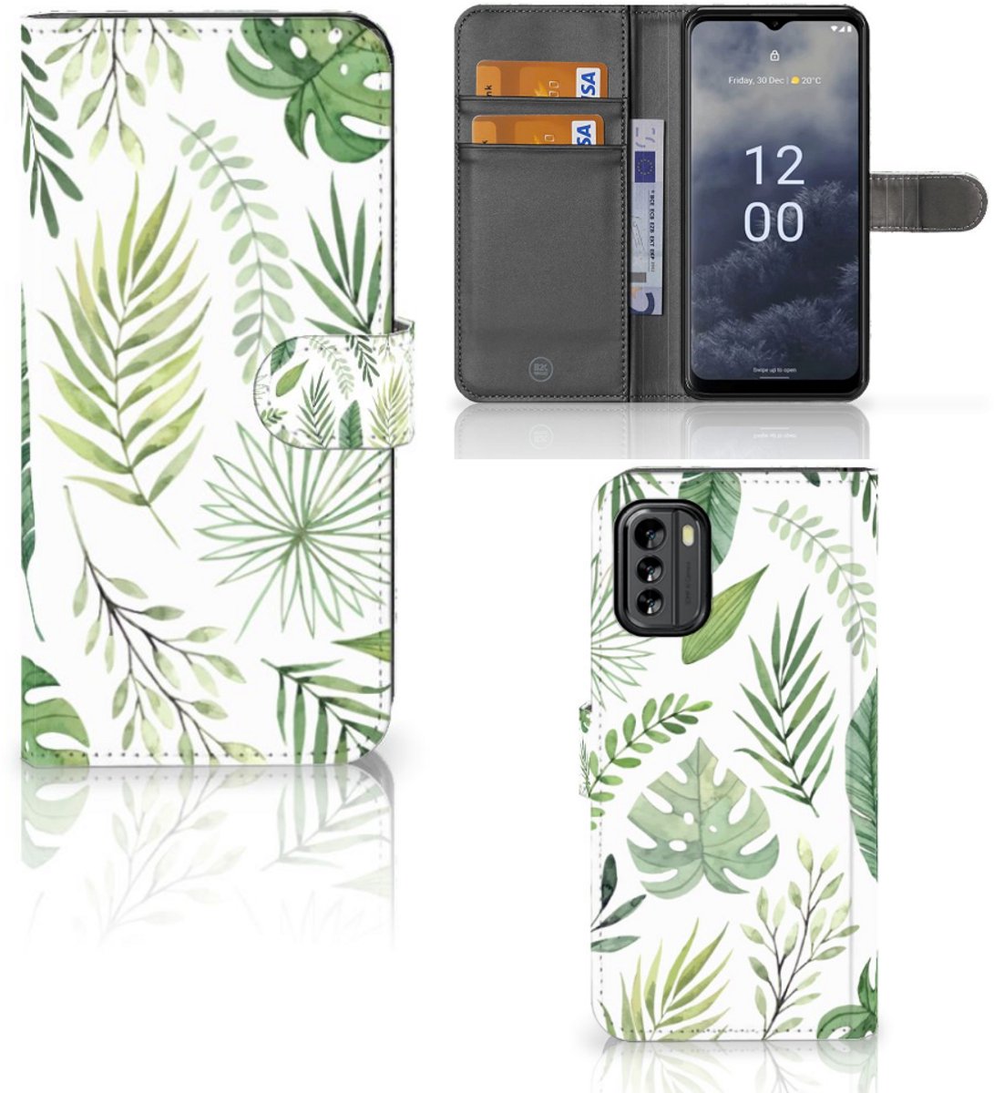 Nokia G60 Hoesje Leaves