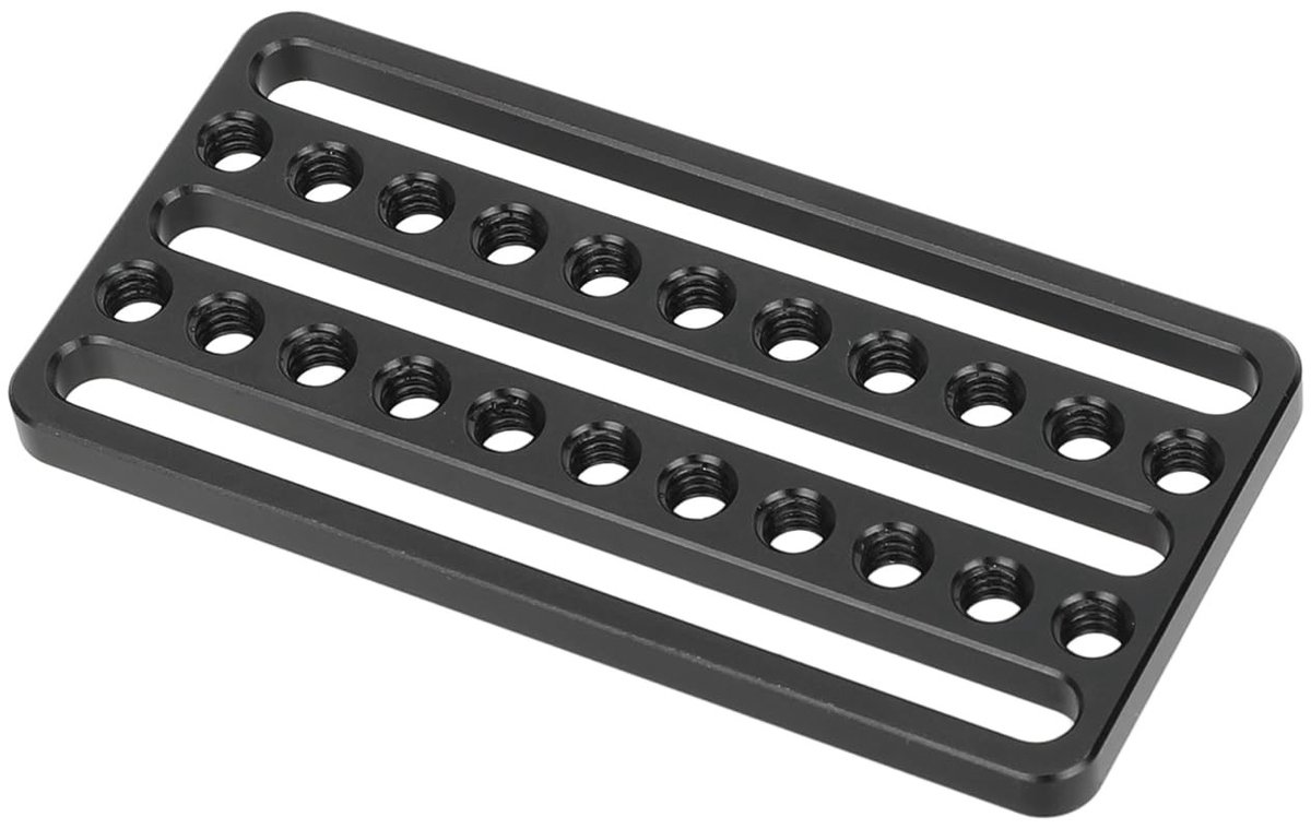CAMVATE Cheese Mounting Plate met 1/4"-20 Draad en Slots - Voor Camera Accessoires