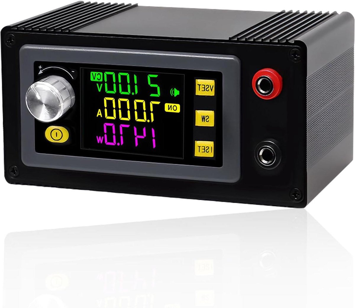 DC Spanningsregelaar - Buck Boost Module - Zonne-energie Laden - Numerieke Controle - 150W - Zwart