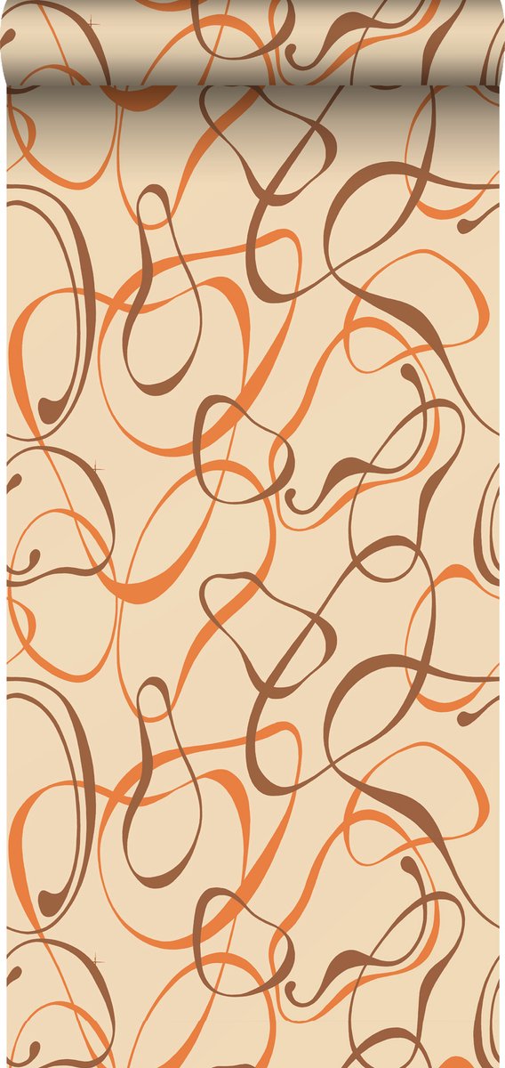 Sanders & Sanders behang figuratief motief beige - 50 x 900 cm - 935277
