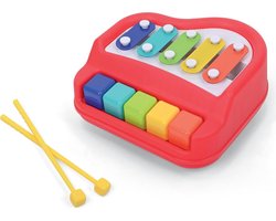 Kidoozie Happy Keys Music Maker - Musical Fun for 12 Months + Toddlers - 2-in-1 Piano & Xylophone!