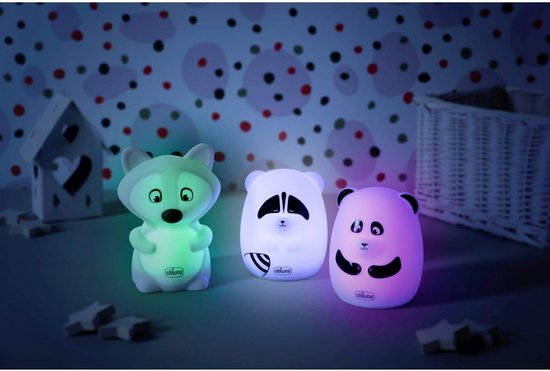 Chicco - Vos Nachtlichtje voor Baby´s - Meerkleurig LED-lampje van Zachte Siliconen - Activatie door Aanraking - Oplader met USB-Kabel Inbegrepen van Chicco — afbeelding 4