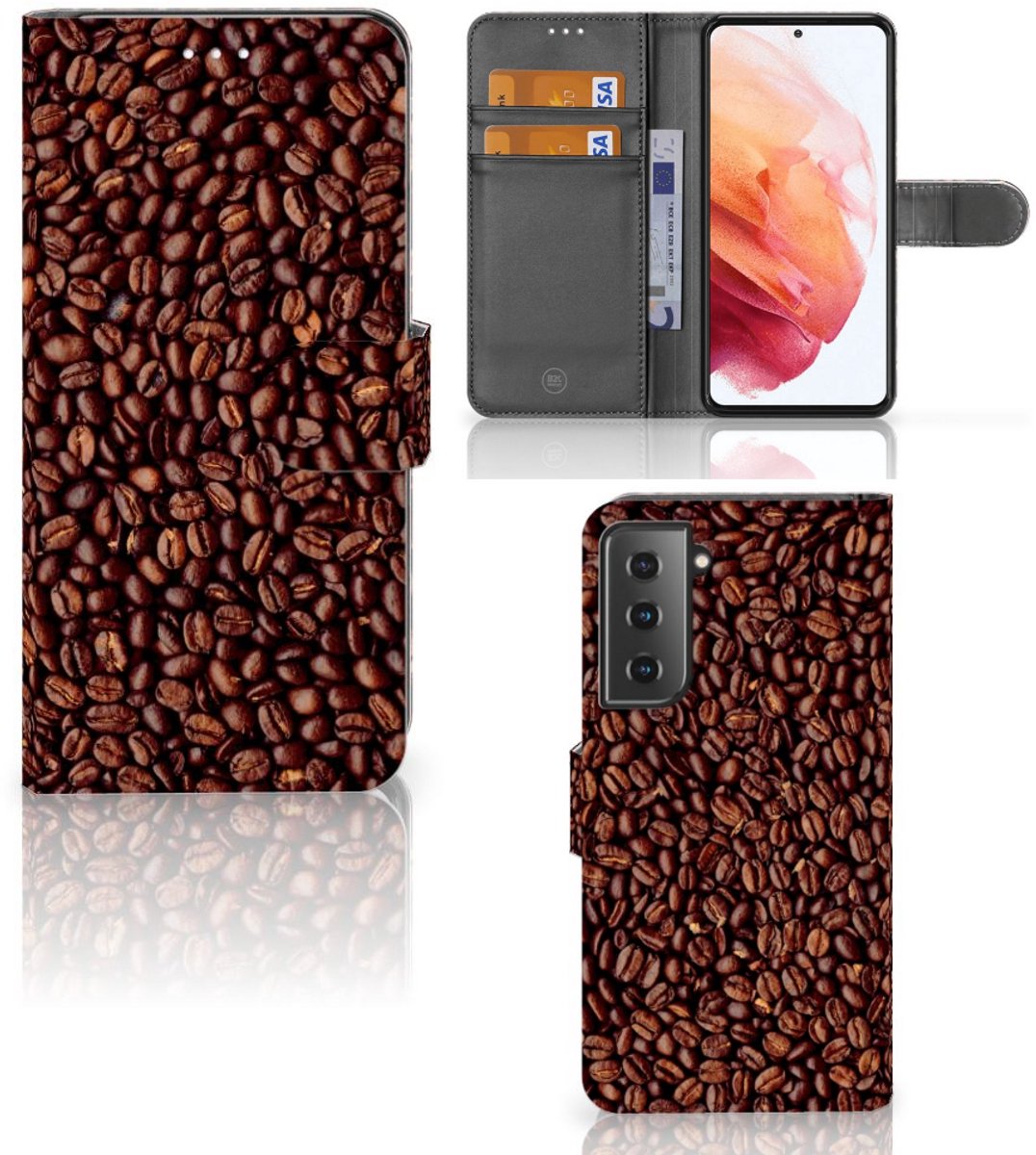 Samsung Galaxy S21 Book Cover Koffiebonen