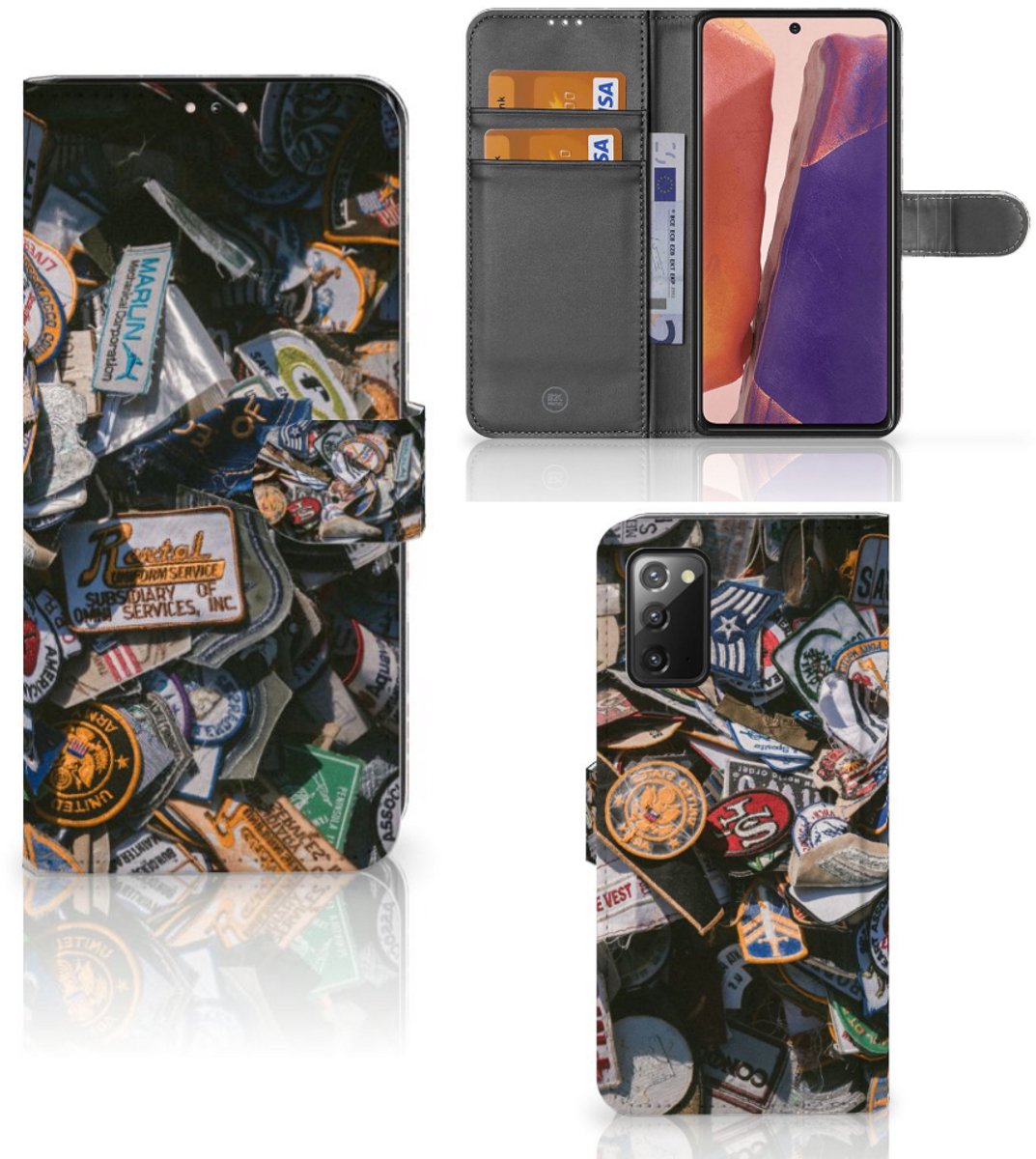 Samsung Galaxy Note 20 Telefoonhoesje met foto Badges