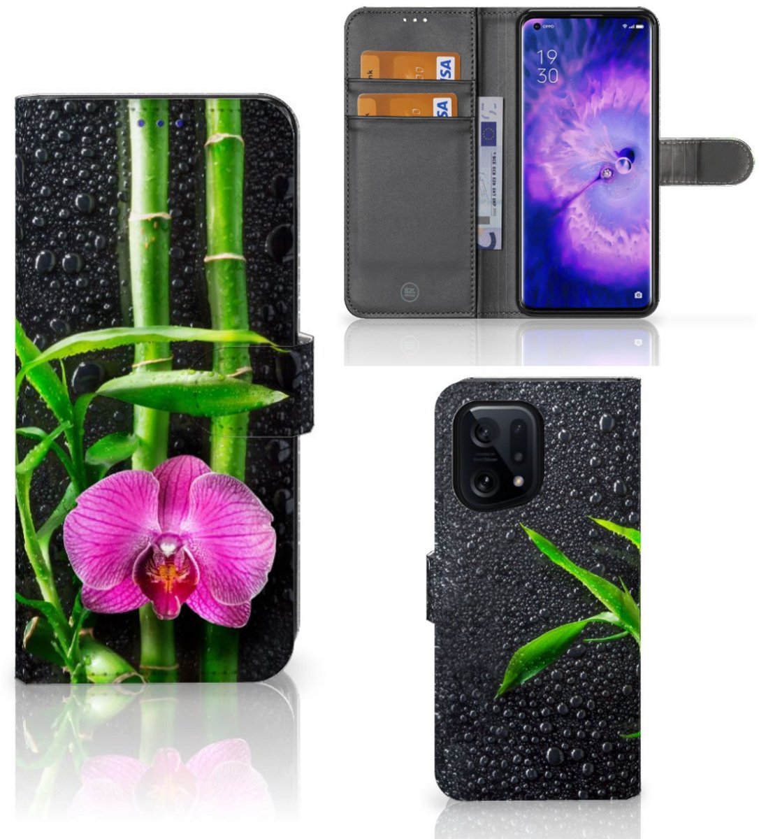 OPPO Find X5 Hoesje Orchidee