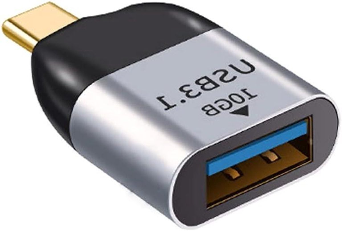 USB-C OTG Adapter - Type-C Adapter - Data Overdracht - 10Gbps Snelheid - 1 Stuk - OTG