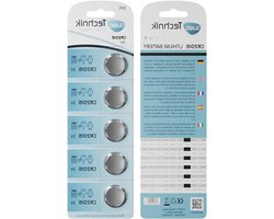 Slabo CR2016 Knoopcel Batterijen Lithium - 3.0V - 5-pack - Li-Ion Knoopcellen voor Polshorloge | Zaklamp | Rekenmachine etc. - 5-pack
