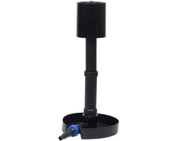 Tidyard Staskimmer Oppervlakteafzuiger, algenreductie, skimmer, bladerverzamelaar, vijverskimmer vijver, in hoogte verstelbaar, 650-850 mm, PVC, 1,65 kg, PVC