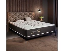 Naturalex® | PRIVILEGE | Matras 150 x 190 cm | 30 cm Diep Traagschuim | 5 Sterren Kwaliteit |Onovertroffen Comfort met 7 Rustzones | Ultra Ademende Stoffen | Omkeerbaar