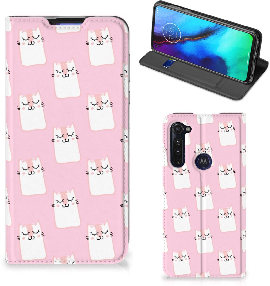 Motorola Moto G Pro Hoesje maken Sleeping Cats
