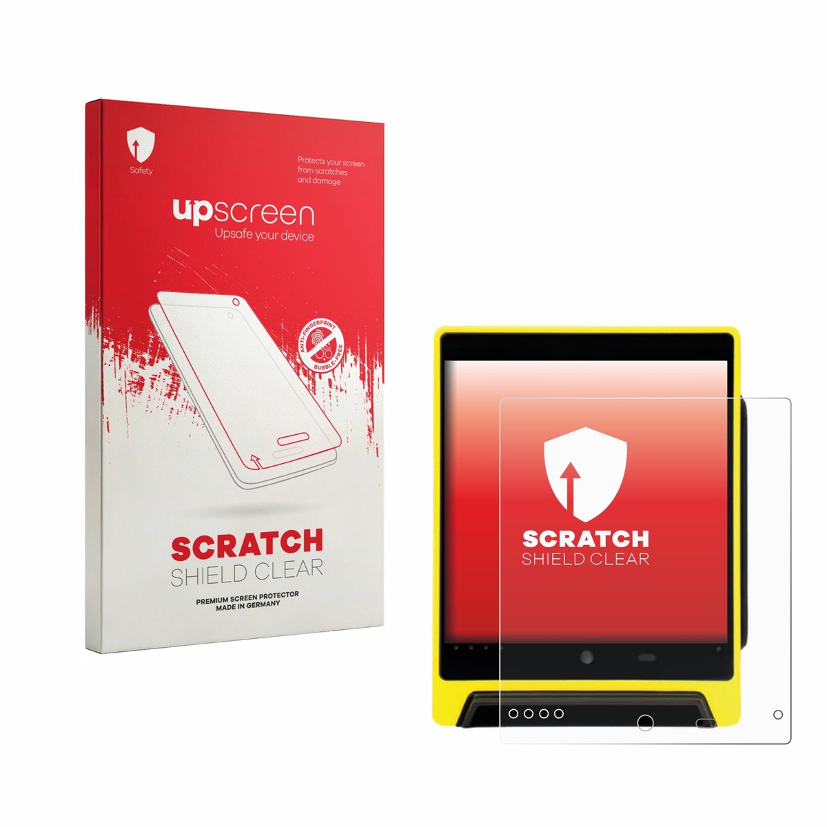 upscreen - Screenprotector voor Nayax VPOS Media 4 - Folie Beschermfolie transparant