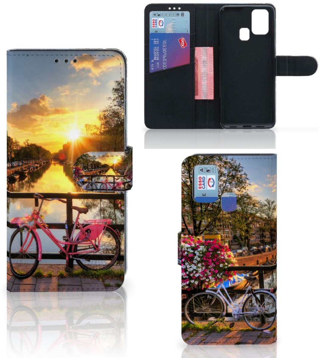 Samsung Galaxy M31 Flip Cover Amsterdamse Grachten