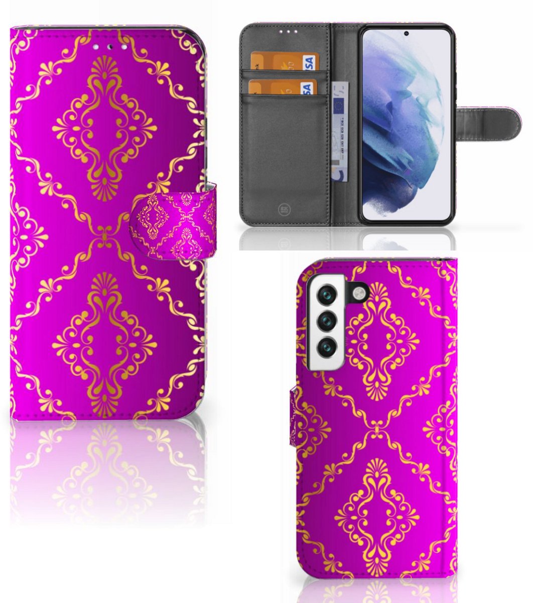 Wallet Case Samsung Galaxy S22 Barok Roze
