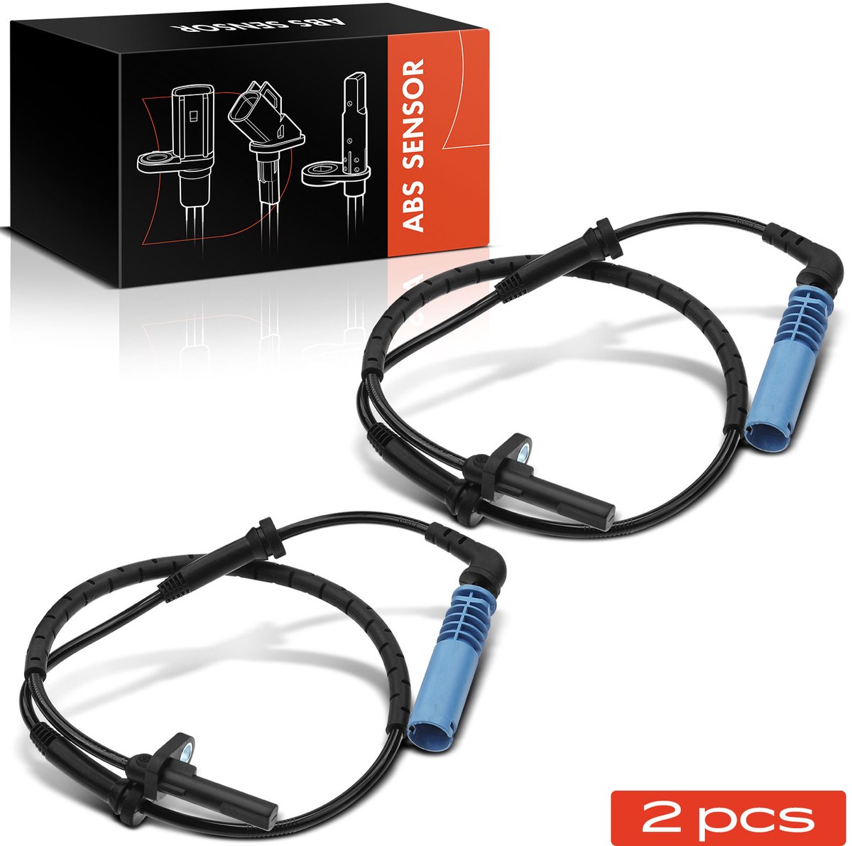 Frankberg 2x ABS Sensor Achteras voor BMW