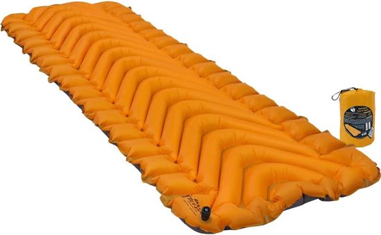 Geïsoleerde Slaapmat - Kampeer Mat - Buiten Slapen - Lichtgewicht Isolatie - One Size - Oranje — afbeelding 5