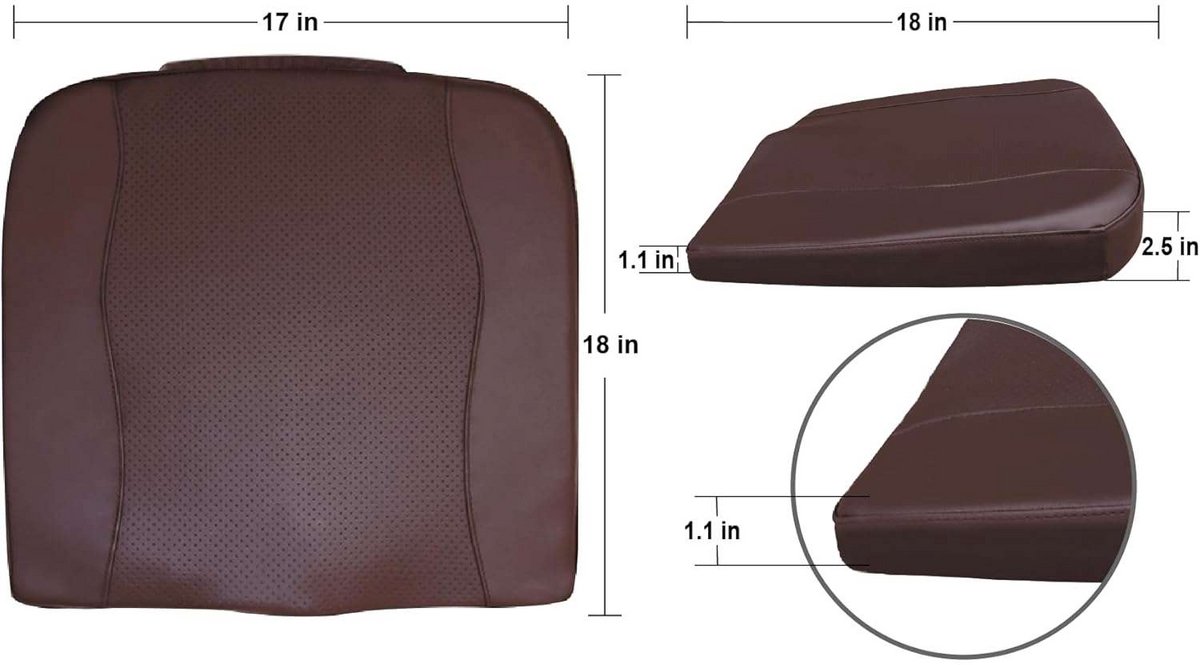 CE Memory Foam Kussen - Auto - Comfort - Antislip - 43x45cm