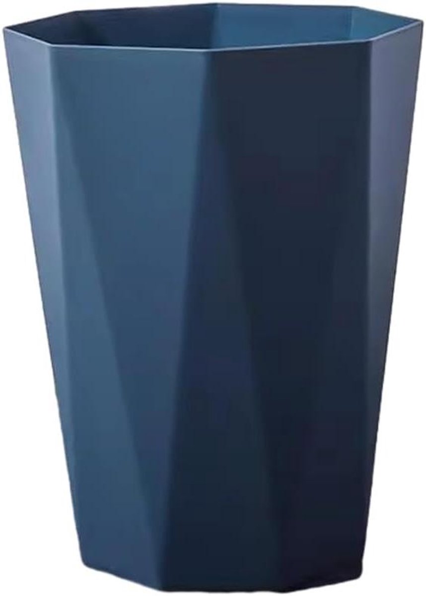 Kleine Keuken Prullenbak 6 Liter Donkerblauw - Compacte Mini Afvalbak voor Kantoor & Slaapkamer