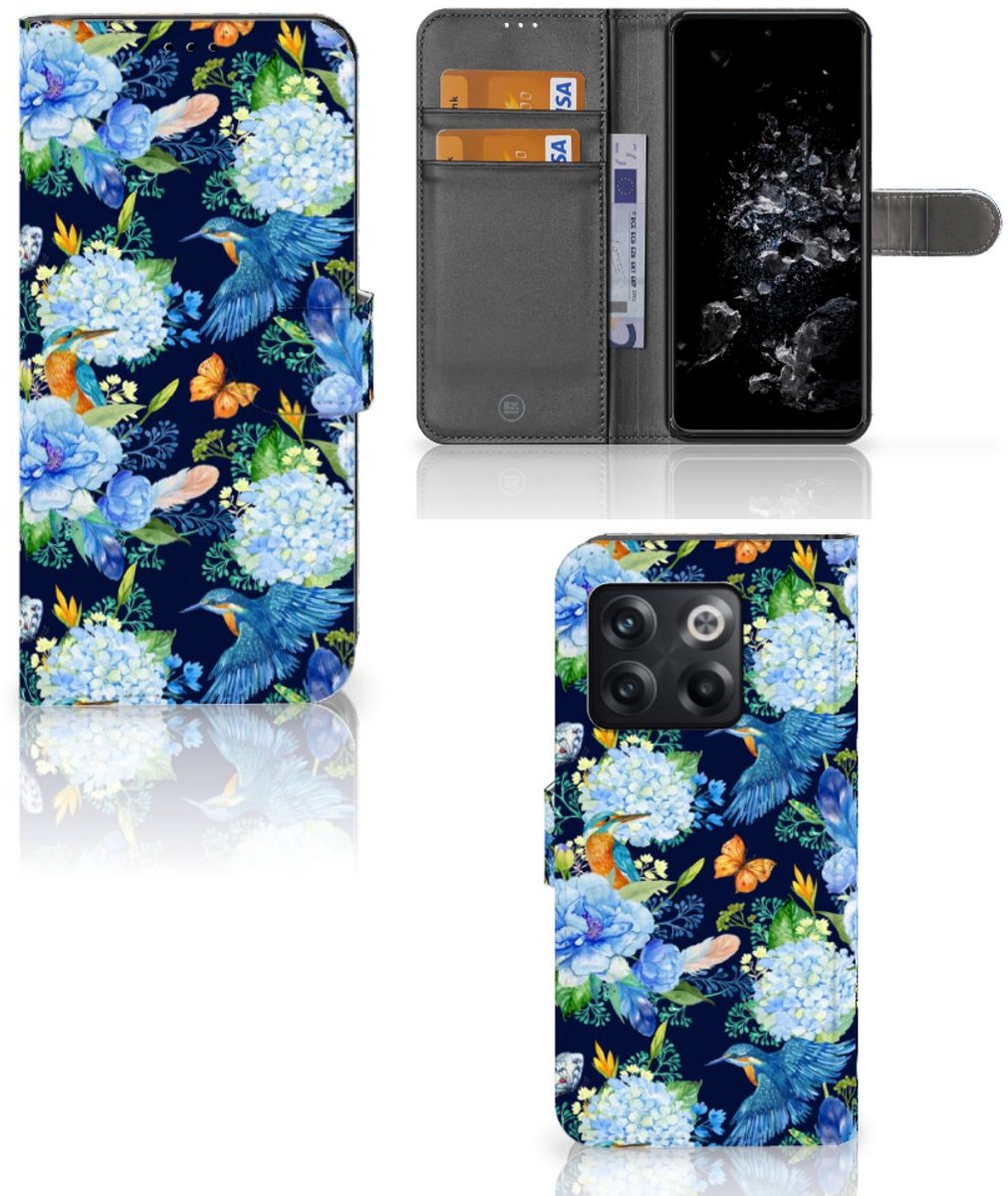 Telefoonhoesje met Pasjes voor OnePlus 10T IJsvogel