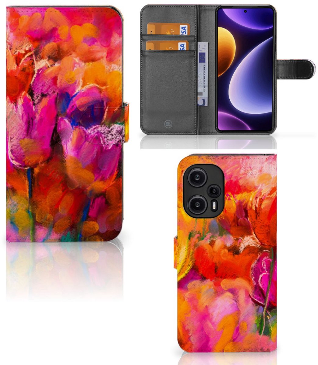 Hoesje Xiaomi Poco F5 Tulips