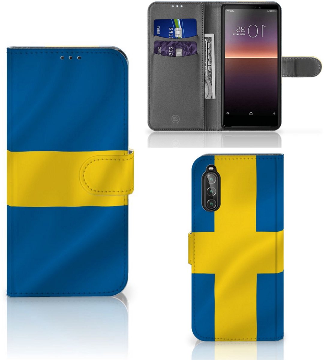 Sony Xperia 10 II Bookstyle Case Zweden