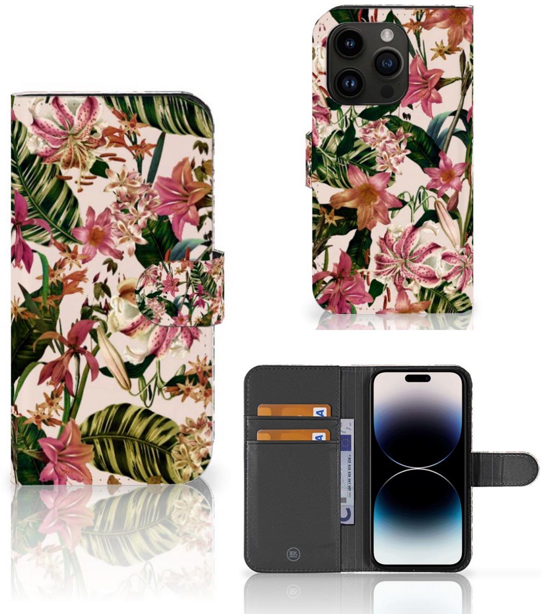 iPhone 15 Pro Hoesje Flowers