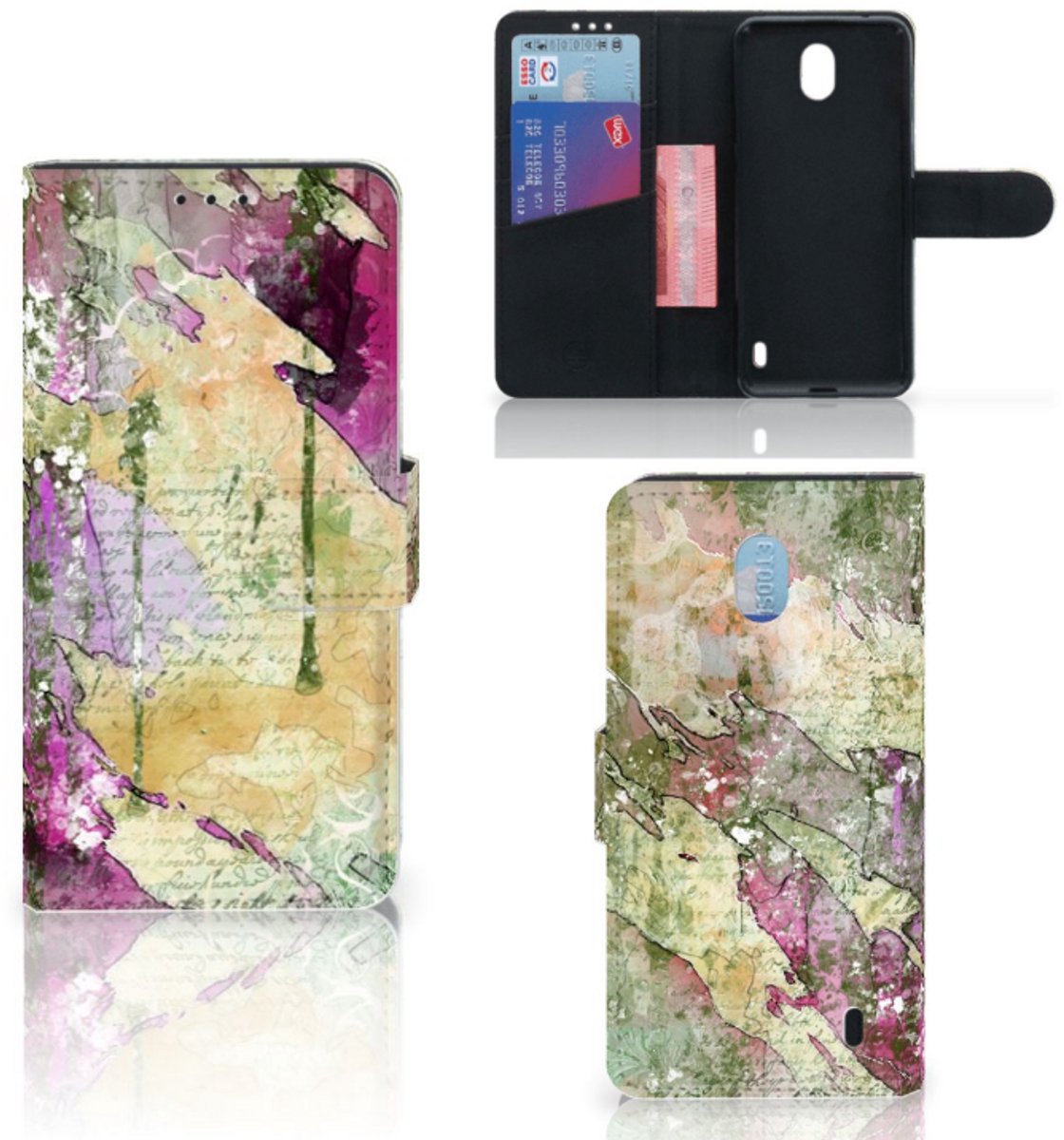 Hoesje Nokia 1 Plus Letter Painting