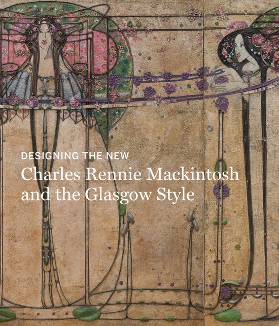 Concevoir le nouveau : Charles Rennie Mackintosh et le style de Glasgow. Image Art Nouveau avec deux figures féminines et des motifs floraux.