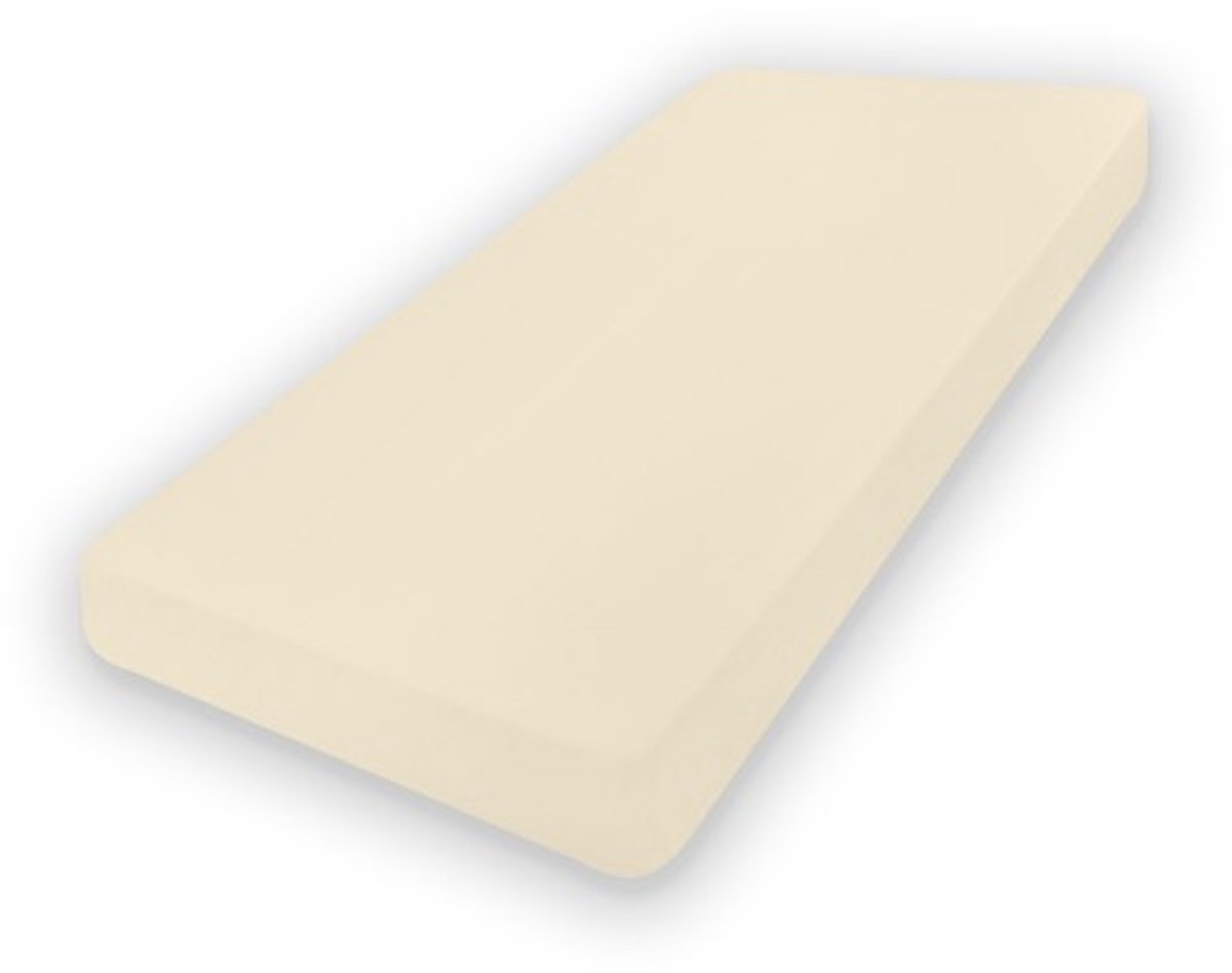Matex PREMIUM Jersey Hoeslaken - 180x200 - Ecru