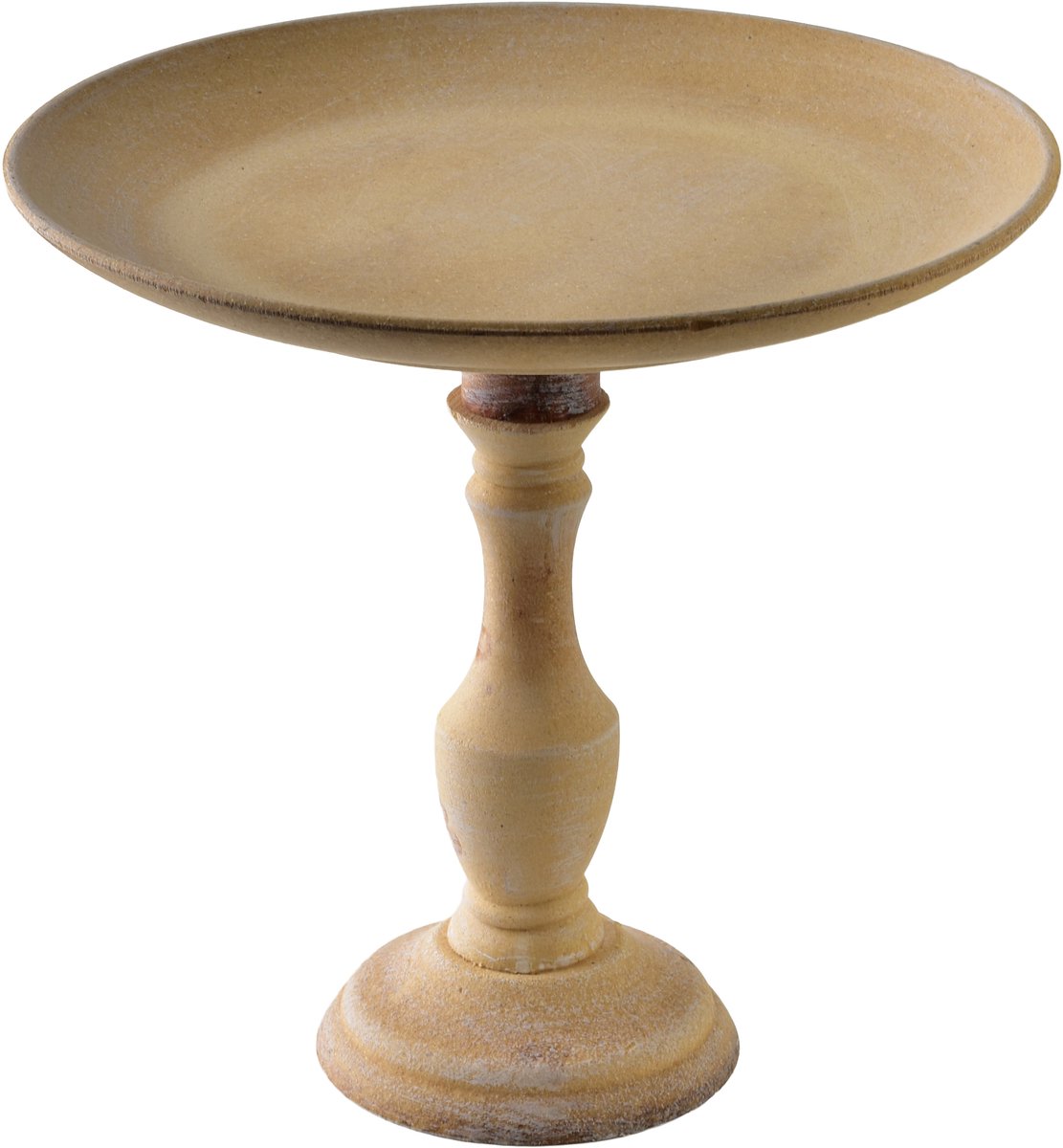 Mondex Serie - Decoratieve Schaal - 25x25x24 cm - Beige - MDF