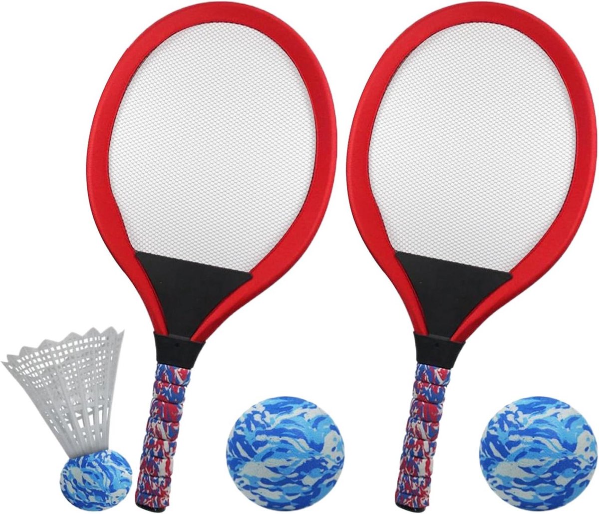 Kinder Rackets - Sportset - Buiten Spelen - Ontwikkeling Motoriek - Set van 2 - Multi