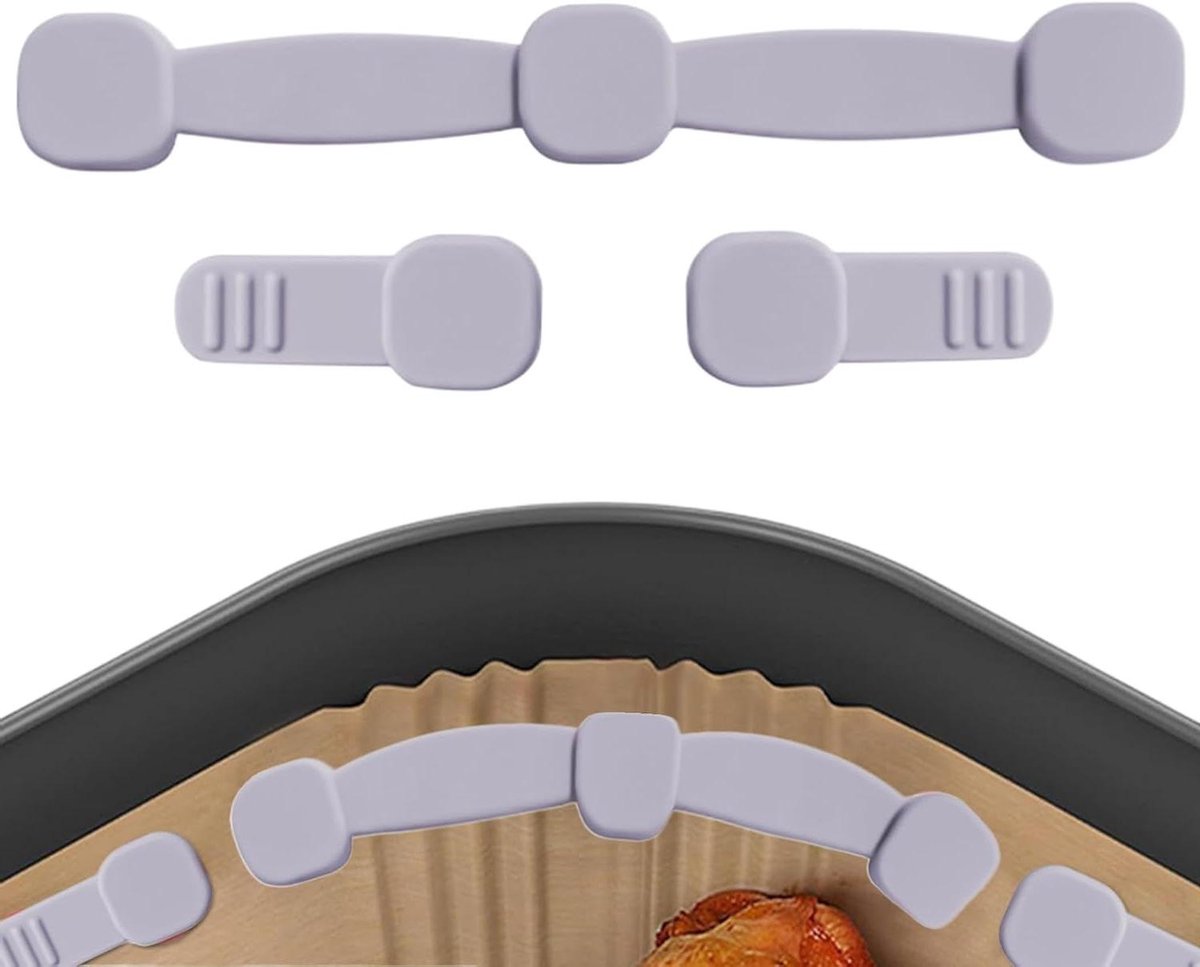 Airfryer Lus - Magnetische Houder - Stabiele Voering - Sterke Magneetkracht - 10.4 cm - Grijs