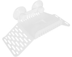 Schildpad Platform - Rustplek Terrarium - Reptielen Ontspanning - Met Zuignappen - 27 x 11 x 7.5 cm - Groen
