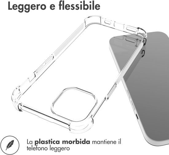 imoshion Hoesje - Geschikt voor Apple iPhone 14 - Shockproof Case - Transparant