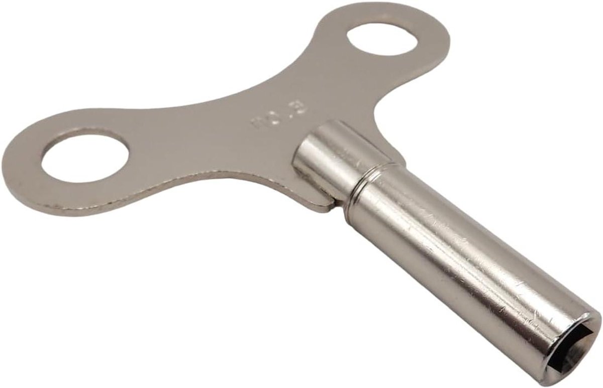 Opwindsleutel Vlinder - Klokken Opwinder - Klokken Reparatie - Vernikkeld Staal - 350 mm - Staal