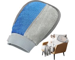 Cat Hair Mitt Glove - Polyester Cotton Material, Electrostatic Pet Grooming Glove, Dog Hair Remover | Reusable Cleaning Mitt Tool, Removal For Cats Dogs Sofa Couch Carpet Car Seat Clothing