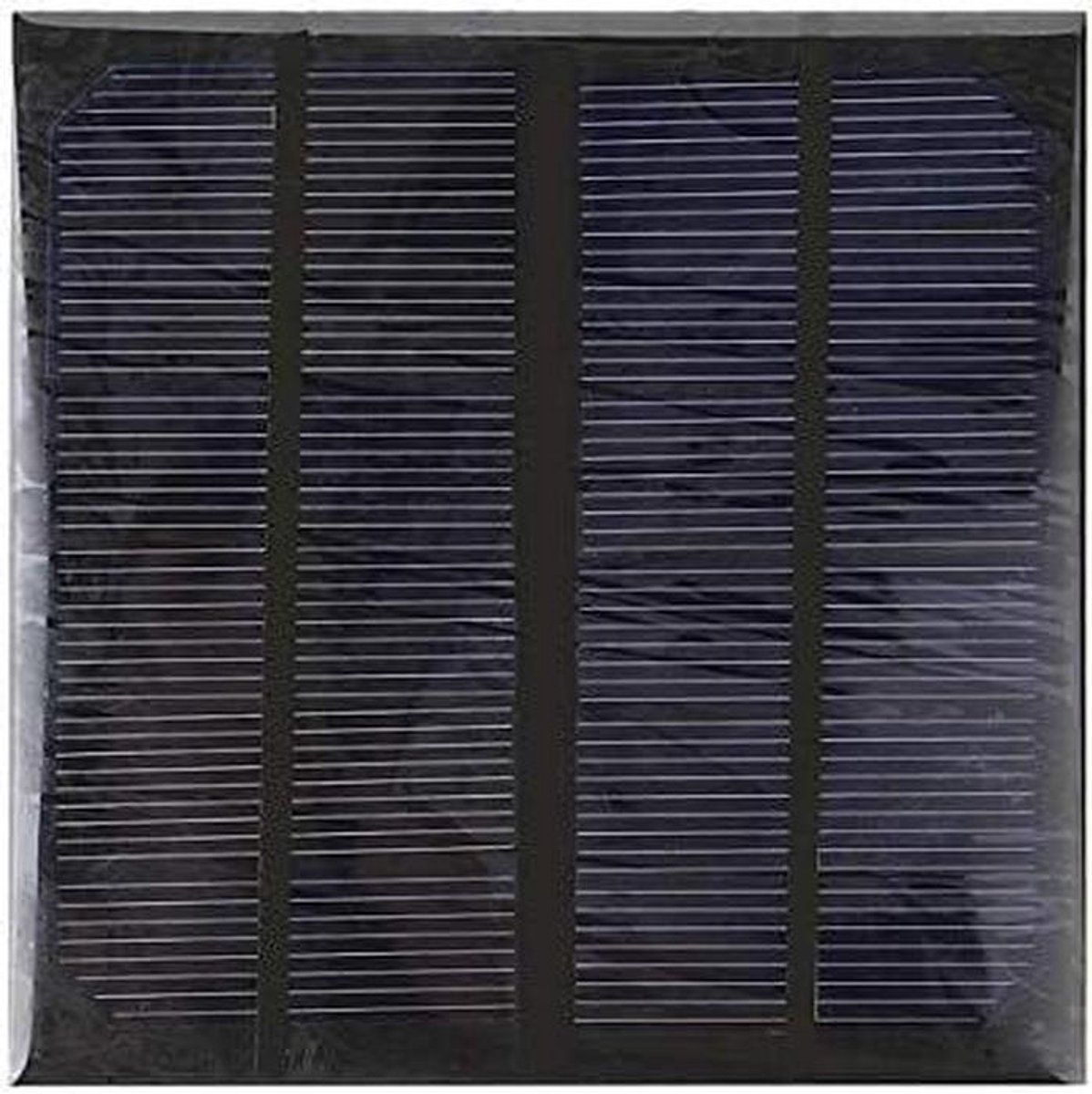 Mini Zonnepaneel - Epoxy Paneel - Energie Opwekken - Hoge Transmissie - 145 x 145 mm - Zwart