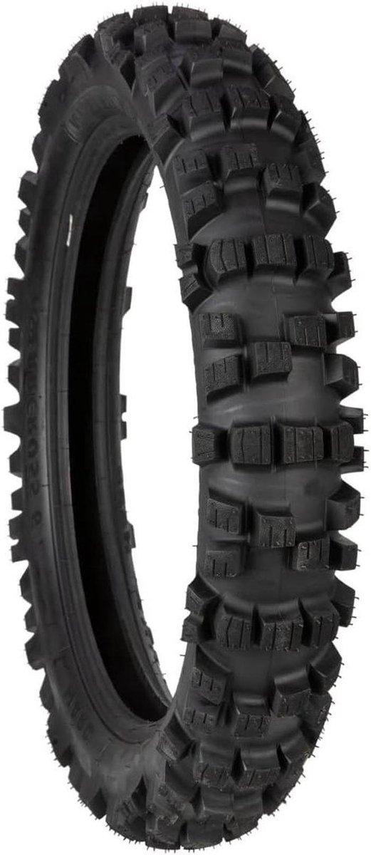 Motorband Achterwiel - Crossband Motorcross - Terrein Rijden - Verbeterde Tractie - 110/90-19 62M - Zwart