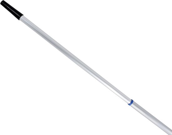 Telescoopstang - Uitschuifbare stok - Ramen lappen - Italiaans schroefdraad - 4 meter - Chroom — afbeelding 4